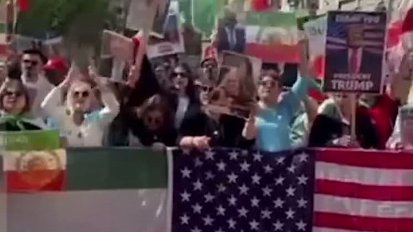 Iran-Krieg: Pro-amerikanische Demo in Bern