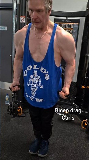 “Cable Drag Curls: Perfect Bicep Mass Builder!” #100army #biceps #fyp