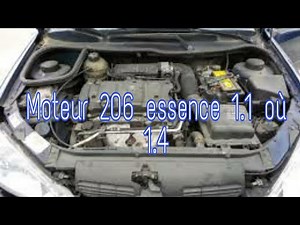 Comment Connaître Moteur 206 du 1.1 ou 1.4 essence كيف تعرف أنا محرك بيجو 206 من 1.1 أو 1.4