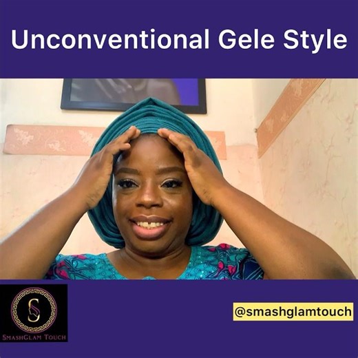 Simple Unconventional Gele Style 2025