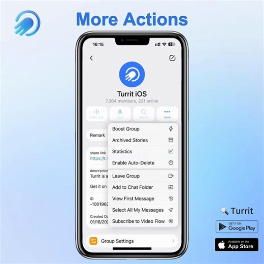 Save magnet links, videos & files from Telegram to PikPak cloud — in one tap.Get batch download large files in the background while you keep chatting. 📦☁️Available on iOS & Android.Thanks @PikPak_Official sponsoring.🔗 Download Turrit 👇#Turrit #Telegram #PikPak #Cloud