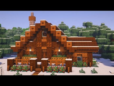 Building a Cozy Spruce Cabin - Minecraft Relaxing Longplay [No Commentary]