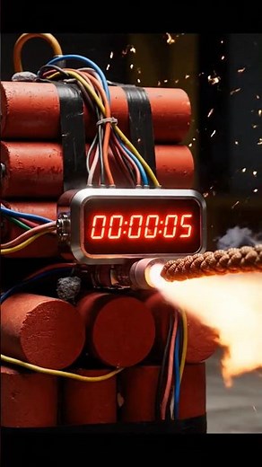 5 Second Timer Bomb 💣💥 #short #shorts #bomb #timer