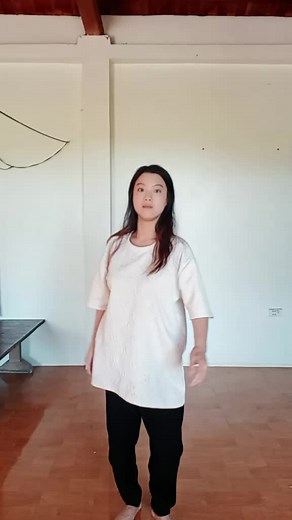 Dance Exercise Routine in Minimalist Indoor Space