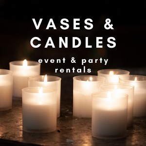 Wedding & Event Decor | Vases and Candles Rentals