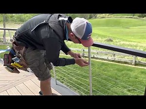 Deck Railing: How to Install Deckorators ALX Cable Rail - Colorado Custom Covers & Decks