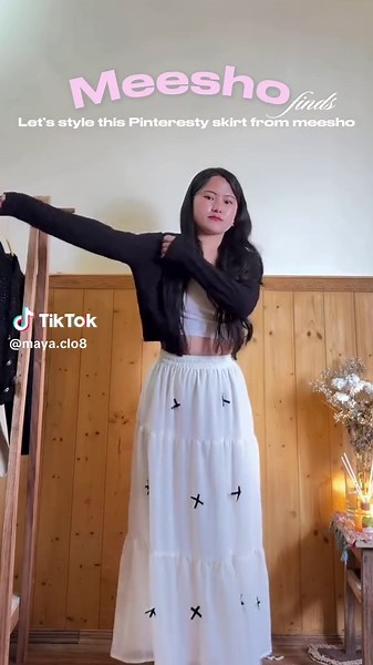 Styling the Viral Pinterest Skirt | Online Store in Nepal