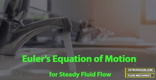 Euler's Equation of Motion in Fluid Dynamics | Bernoulli's Equation