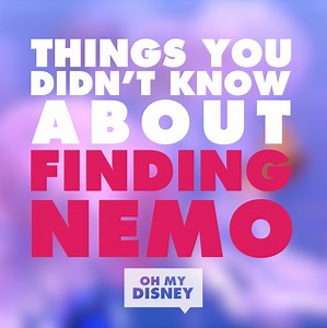 Snorkel below the surface of Finding Nemo and uncover these fun facts: | Finding Nemo