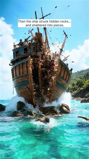 An Angel Saved Paul From a Deadly Shipwreck! 😱🌊 | Bible Story #Shorts