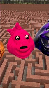 Who is it? Guess Teams of Three: Pink Moon Wake up, Amethyst Pou Bou's, Rainbow Crabtanics in Maze