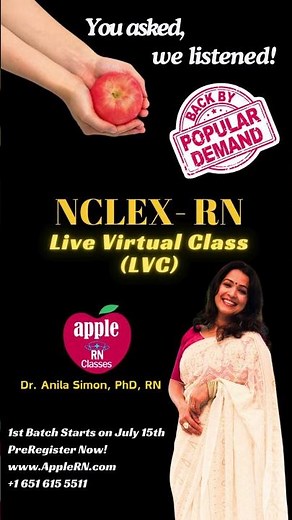 NCLEX Live Virtual Class by Dr. Anila Simon