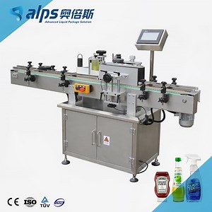 [Hot Item] Tabletop Round Bottle Labeling Machine for Sticker Label Plastic Bottle