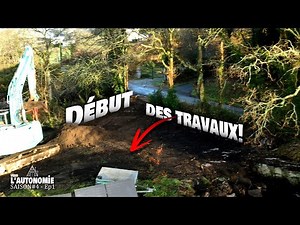 I'm starting from scratch 🚜🌲 Beginning of my self-sufficient life + A-Frame house construction //...