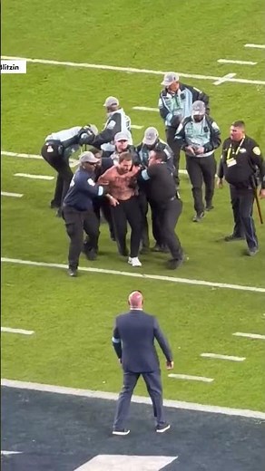 A "rocket scientist" streaker was at Super Bowl LX 🫣 #shorts