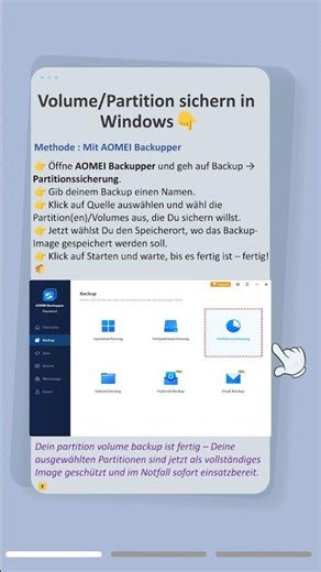 Partition weg? So schützt Du genau Deine wichtigen Daten 💾 – Partition-Backup#data #backup #safety