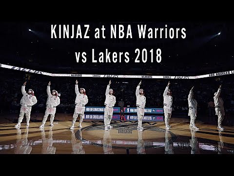 KINJAZ at NBA Warriors vs Lakers 2018