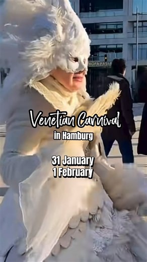 Vibing Hamburg with Ruby | Venetian carnival vibes in the heart of Hamburg. 🎭✨ Masks, candlelight, and winter magic… right in the city center. This weekend, flâneur... | Instagram