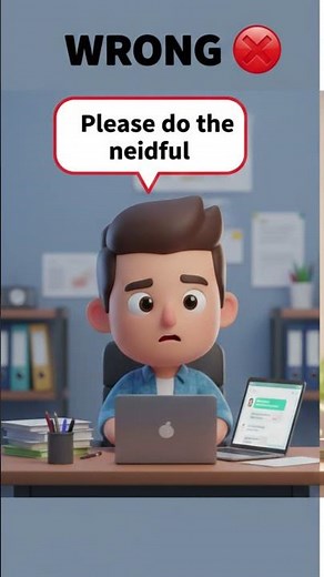 Please Do the Needful vs Please Help | Speak English Politely & Correctly #shortvideo