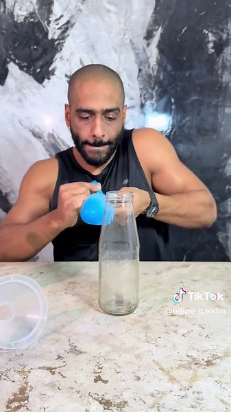 This Balloon Got Pulled Inside… But Why? #ScienceTrick #BalloonExperiment #AirPressure #CrazyPhysics