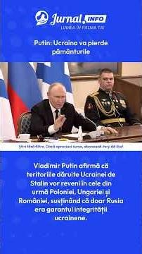 Putin: Ucraina va pierde pământurile