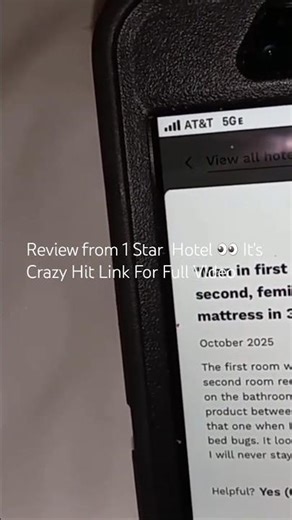 Partial Guest Review From 1 Star Hotel &See Full Video on Channel 👀