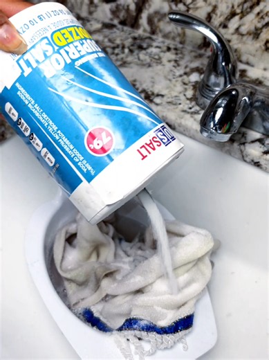 How to Brighten Gray Whites with Salt Laundry Hack