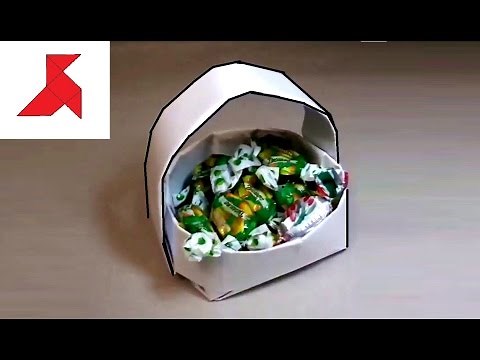 How to make an origami BASKET from A4 paper