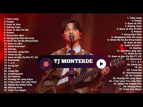 TJ MONTERDE ALL SONGS PLAYLIST 2026 🎧 | BEST OF TJ MONTERDE SONGS | Teka Lang - TJ Monterde