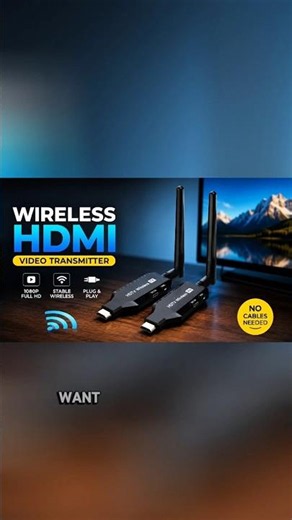 1080P Wireless HDMI Transmitter Review | No Cable Needed! #gadgets