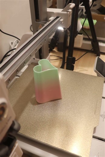 3D Print Timelapse: Valentine’s Heart Rose Vase 🌹❤️ | Romantic Gift Decor (Bambu Lab P2S/A1 Combo)