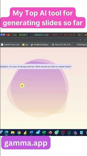 Create PowerPoint Presentation using gamma app