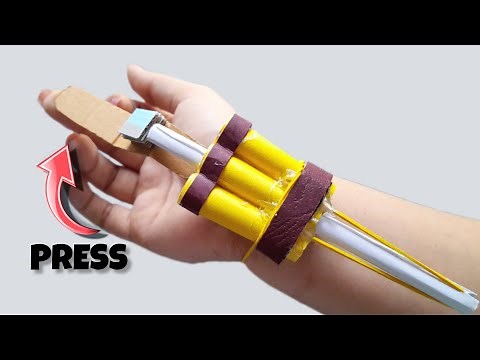 Paper web gun shooter super fast | make a paper web shooter like a pro.