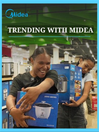 POV: You're not blocking the aisle on purpose... you're just mentally redecorating your entire house with Midea appliances. 😭🏠✨ #MideaPNG #Midea #PapuaNewGuinea #MIDEAappliances #BuiltForPNG