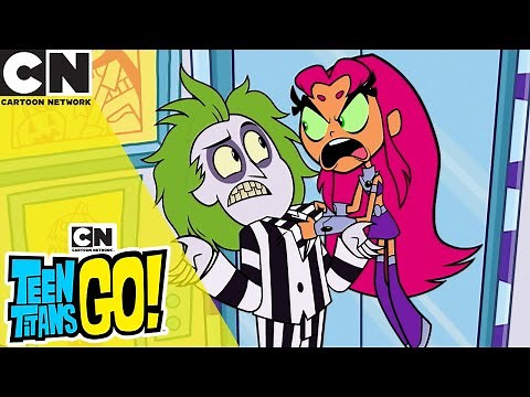 Bettlejuice Helps The Titans Find the Spirit of Halloween | Teen Titans Go! | Cartoon Network UK
