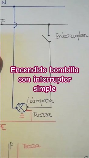 ¿Sabías que así se enciende una bombilla? 💡 Interruptor simple explicado en segundos ⚡