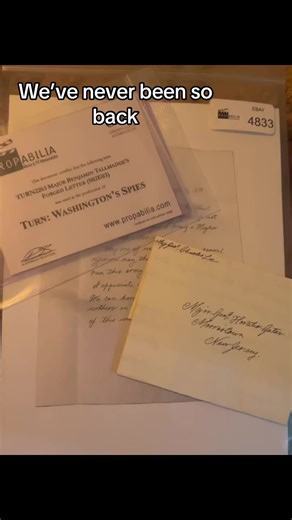 Bro Ben AND GEORGE touched this letter #turnwashingtonsspies #turnamc