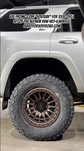 Brand New RRW RR7-V Flow Form Wheels on a 4Runner 6112/5160 setup