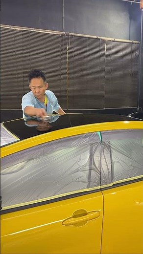 プリウスPHEV パノラマムーンルーフ撥水コーティング