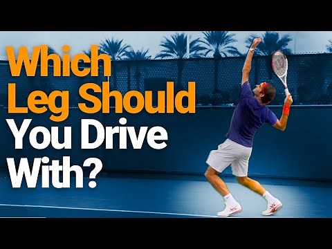 Learn Leg Drive Technique that can Increase your Serve POWER...