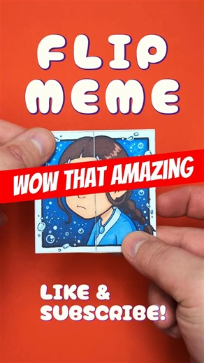 DIY Avatar Magic Card ✨ Aang, Katara, Sokka & Toph! #DIY #anime #funny