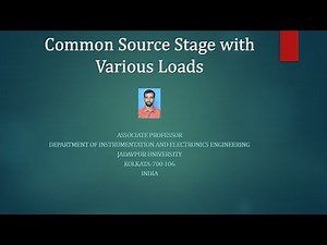 Common source stage with various loads