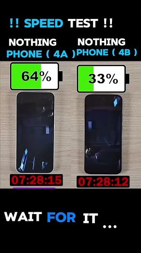 ⚡🚀Nothing phone ( 4a) vs Nothing phone (4a) ☠️☠️