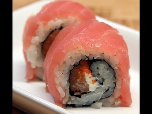 How to Make Sushi - Pretty in Pink Rolls