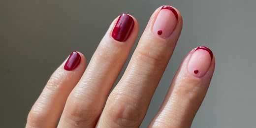 34 Red French Tip Manicure Ideas for a Passionate Twist on the Classic Mani