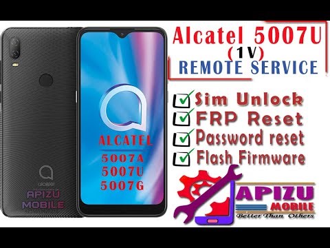 HOW TO UNLOCK ALCATEL 1V 5007U , 5007A , 5007G: REMOVE FRP : REMOVE PASSWORD