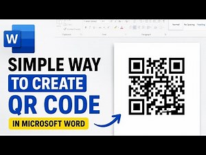 How to Generate a QR Code in MS Word | Free & Easy Step-by-Step Tutorial🔥