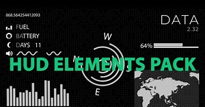 HUD Elements Pack Motion Graphics Template - TemplateMonster