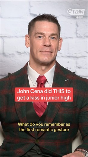 John Cena did this to get a kiss in junior high