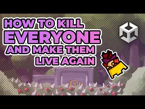 Unity Tutorial - Death (dying) and respawning in platformer game